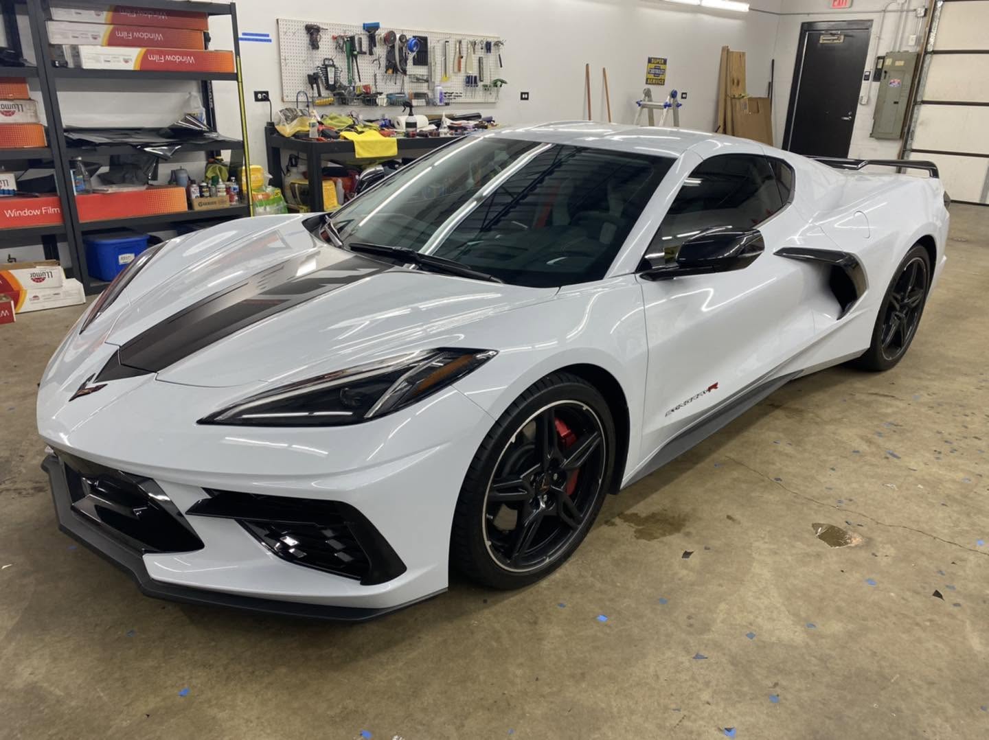 Chevrolet Corvette C8 window tint