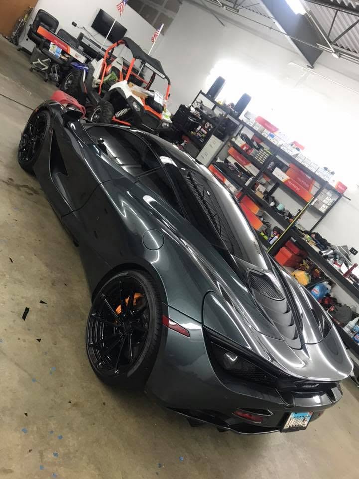 McLaren 720S window tint detail