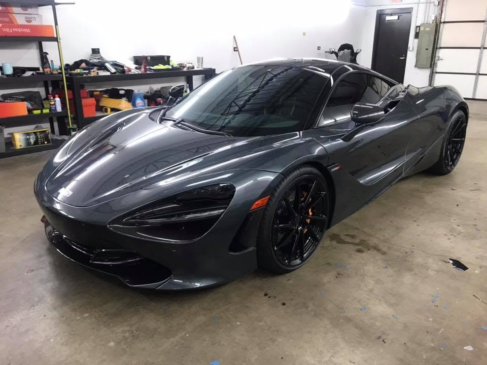McLaren 720S window tint detail