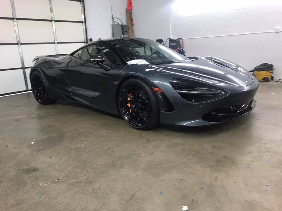 McLaren 720S window tint detail