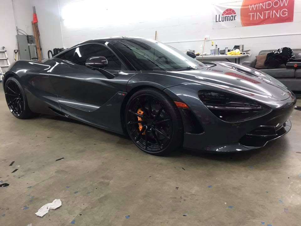 McLaren 720S window tint detail