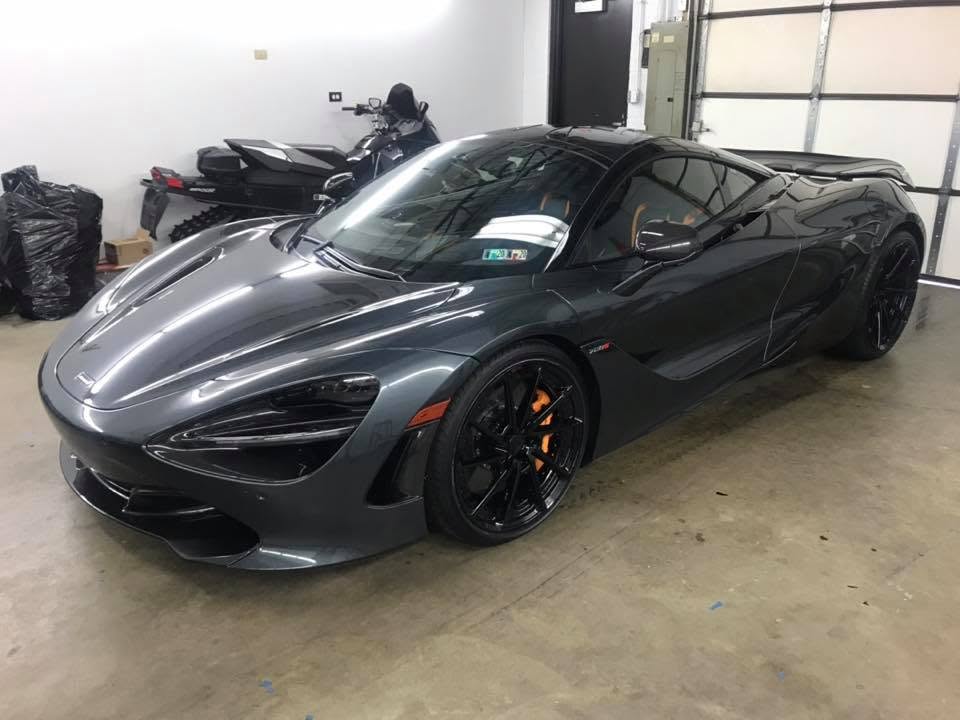 McLaren 720S window tint detail