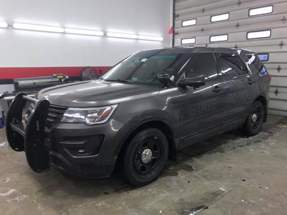 Illinois State Police Ford Explorer tinted by The Tintworks